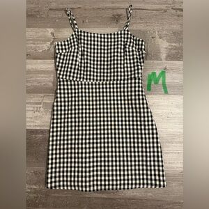 Black and White gingham Dress